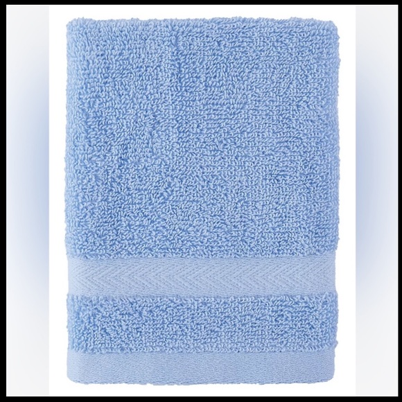 4 / Tommy Hilfiger Modern American Blue Mist Hand towel & washcloths - Picture 5 of 6